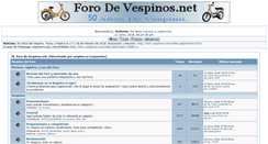 Desktop Screenshot of foro.vespinos.com