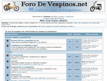 Tablet Screenshot of foro.vespinos.com